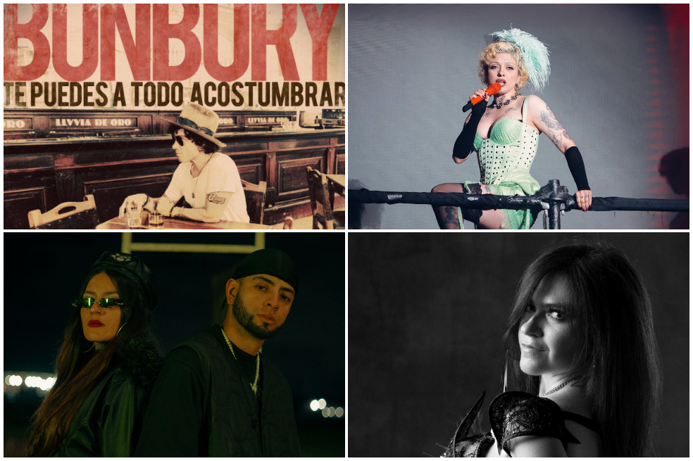 Bunbury, Mon Laferte, Iyhon Secuaz, Ali Stone y más estrenos musicales este jueves