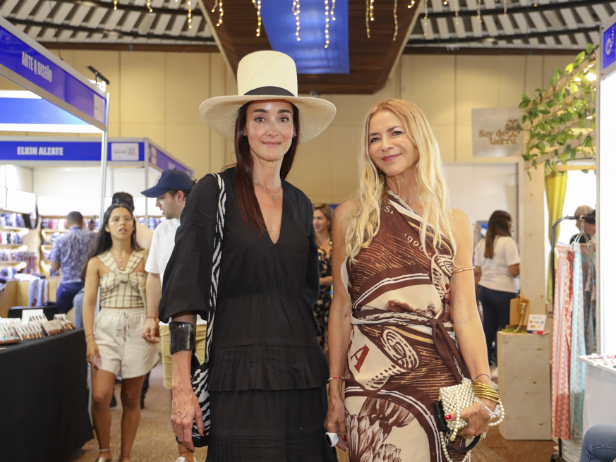 La diseñadora y asesora de imagen Tuti Barrera, junto a la estilista y experta en imagen, Irma Martínez, hicieron parte de la edición número 23 de la Feria Farex.