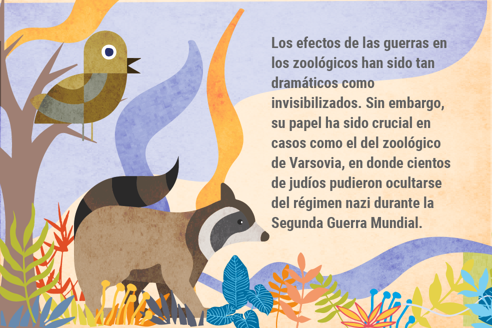 En la guerra ruso-ucraniana, estos parques han sido el escenario de situaciones dramáticas: animales estresados hasta el punto de descuidar la vida de sus crías o necesitar sedación, como reportó el Washington Post acerca del zoológico de Kiev.