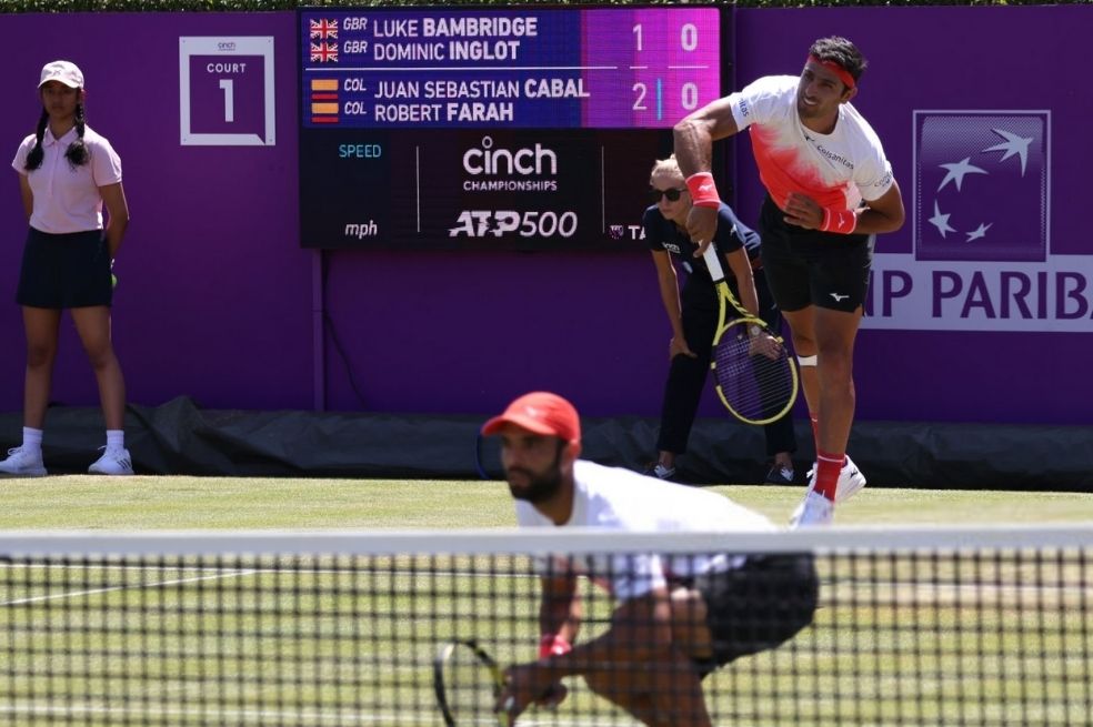 Cabal y Farah, eliminados en los cuartos de final del ATP 500 de Queen’s