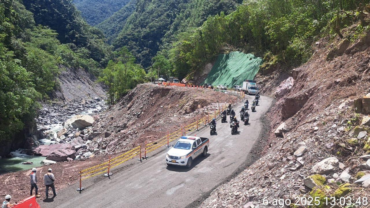 Habilitado tramo de la transversal del Sisga que había cerrado por lluvias