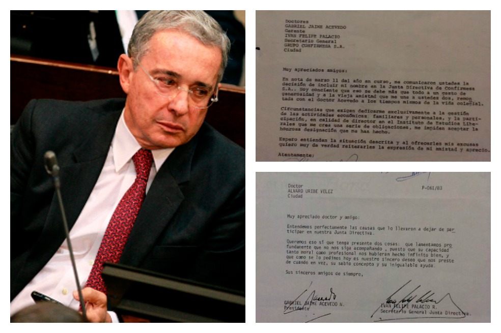 Uribe dice que no aceptó hacer parte de empresa de Molina
