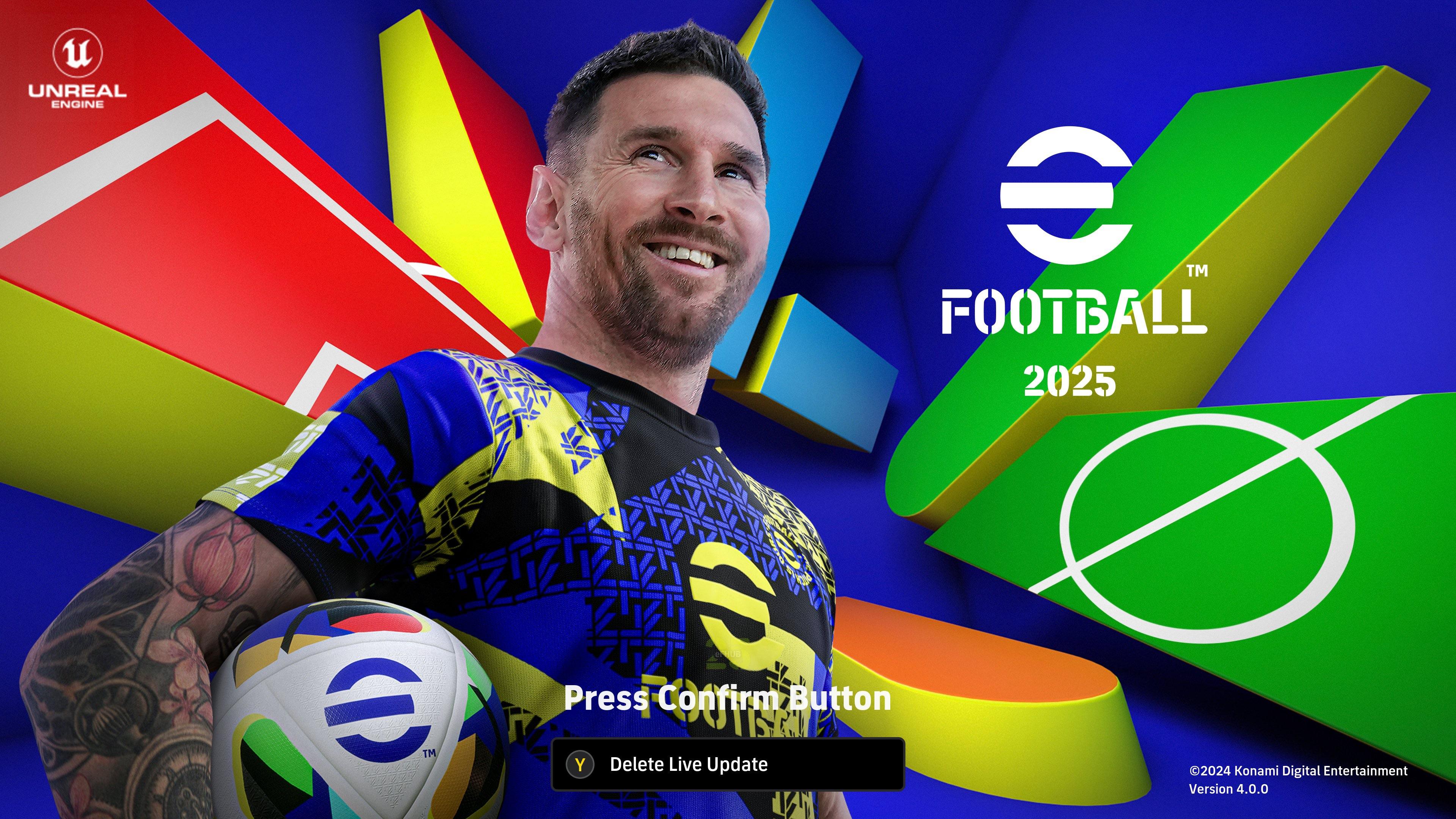 A diferencia de su gran rival, EA Sports FC 25, eFootball 2025 es una actualización de la versión 2024 y es un juego como servicio de descarga gratuita.