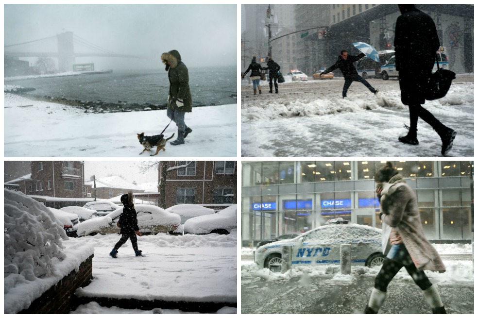 Los estragos de sorpresiva tormenta de nieve en Nueva York
