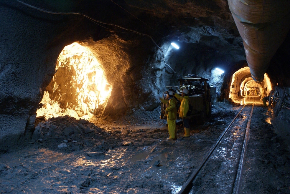Vista túnel Piloto y galería de rescate.
