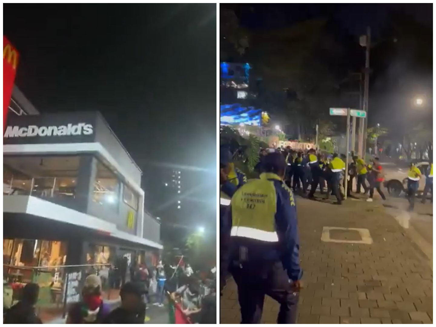 Marcha pro-Palestina terminó en desmanes en ciudades como Medellín y Bucaramanga