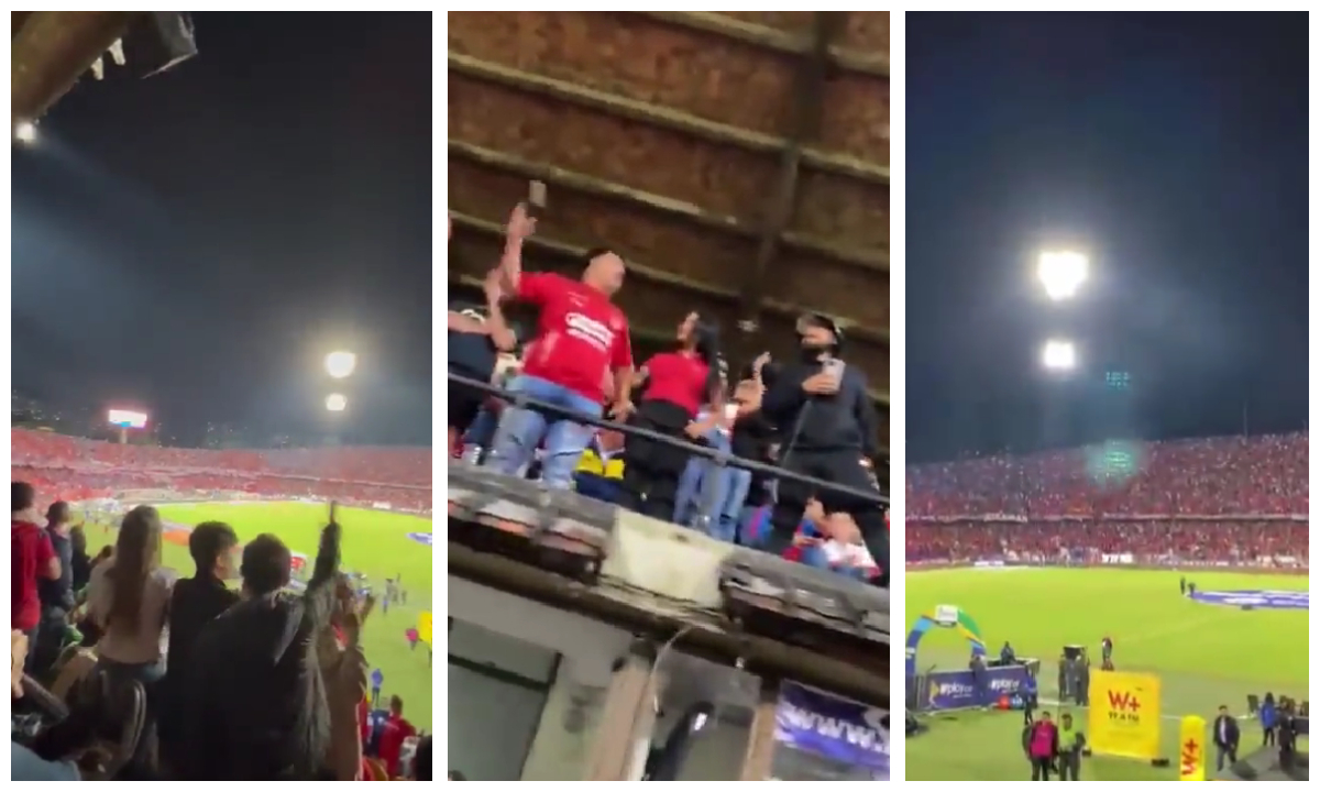 En el clásico Medellín vs. Nacional los hinchas también gritaron “fuera Petro”