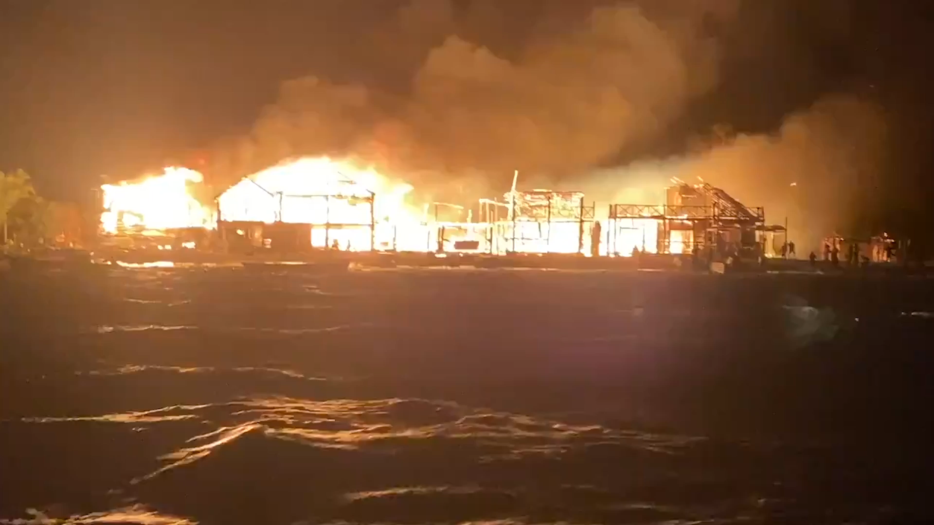 Emergencia en Barú, Cartagena, por incendio en Playa Blanca
