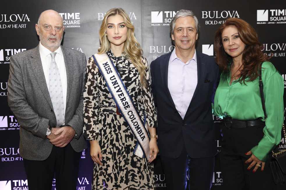 Pier Trusendi, María Fernanda Aristizábal, Samuel Glauser y Patricia Trusendi
