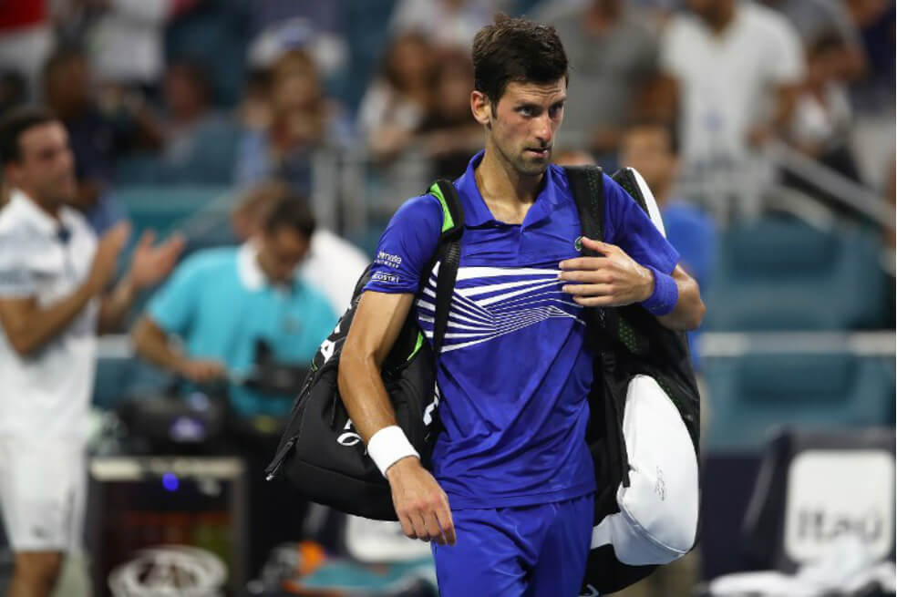 Novak Djokovic, eliminado del Masters 1.000 de Miami