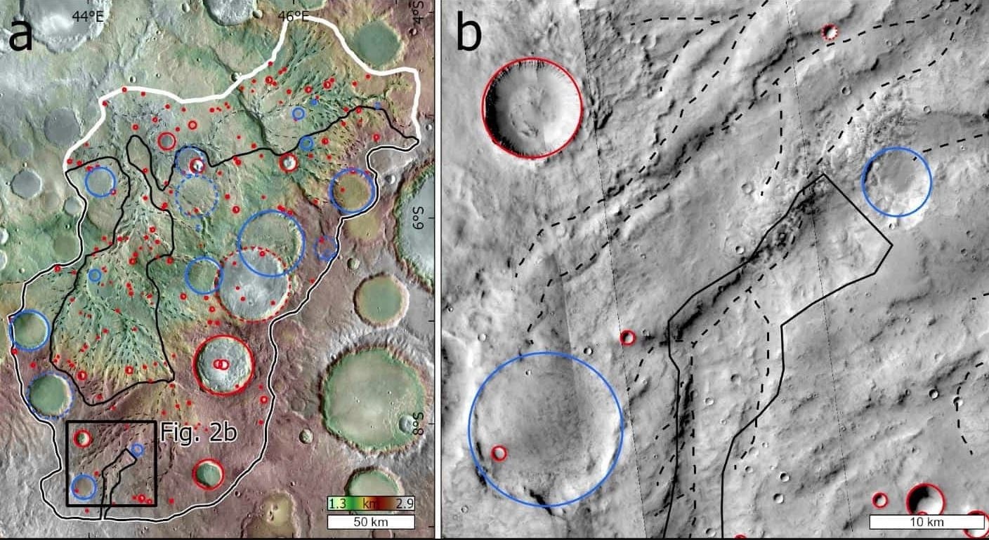 El agua pudo fluir por los valles de Marte cientos de millones de años