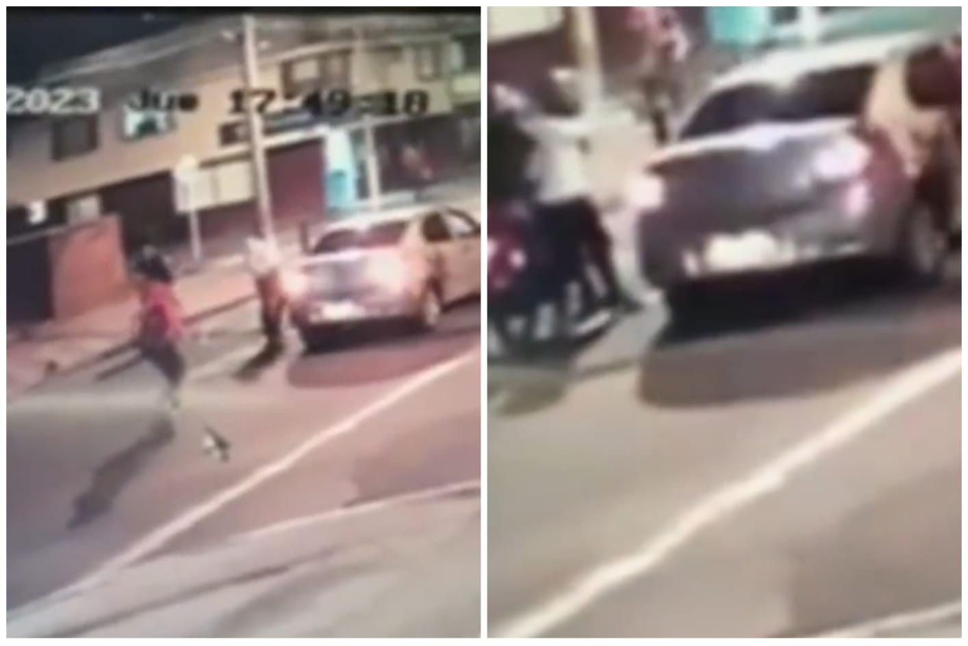 ¡Cuidado! ladrones fingen ser atropellados para robar a conductores en Bogotá