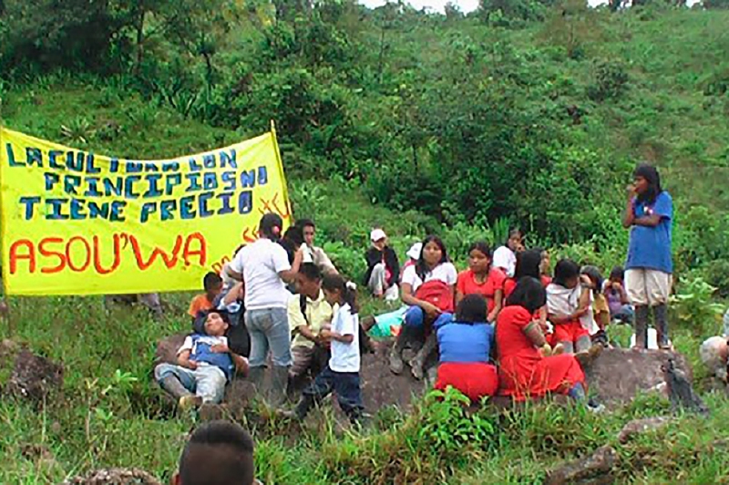 El resguardo u’wa está asentado en un área de 220.275 hectáreas entre Arauca, Norte de Santander, Santander y Boyacá. / Archivo particular.