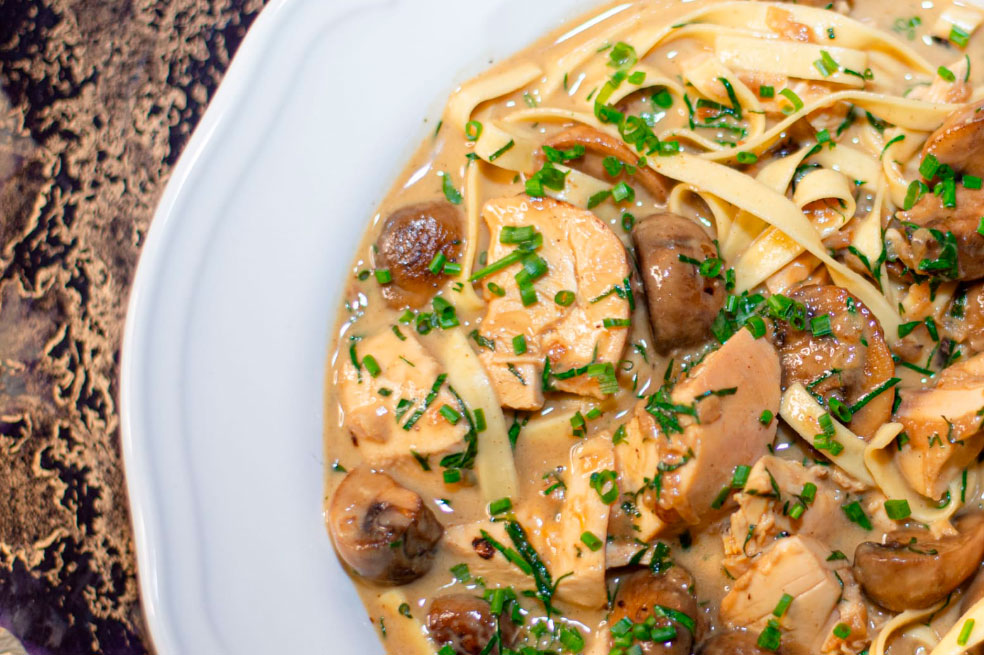 Pollo a la stroganoff, una receta del chef Jorge Raush