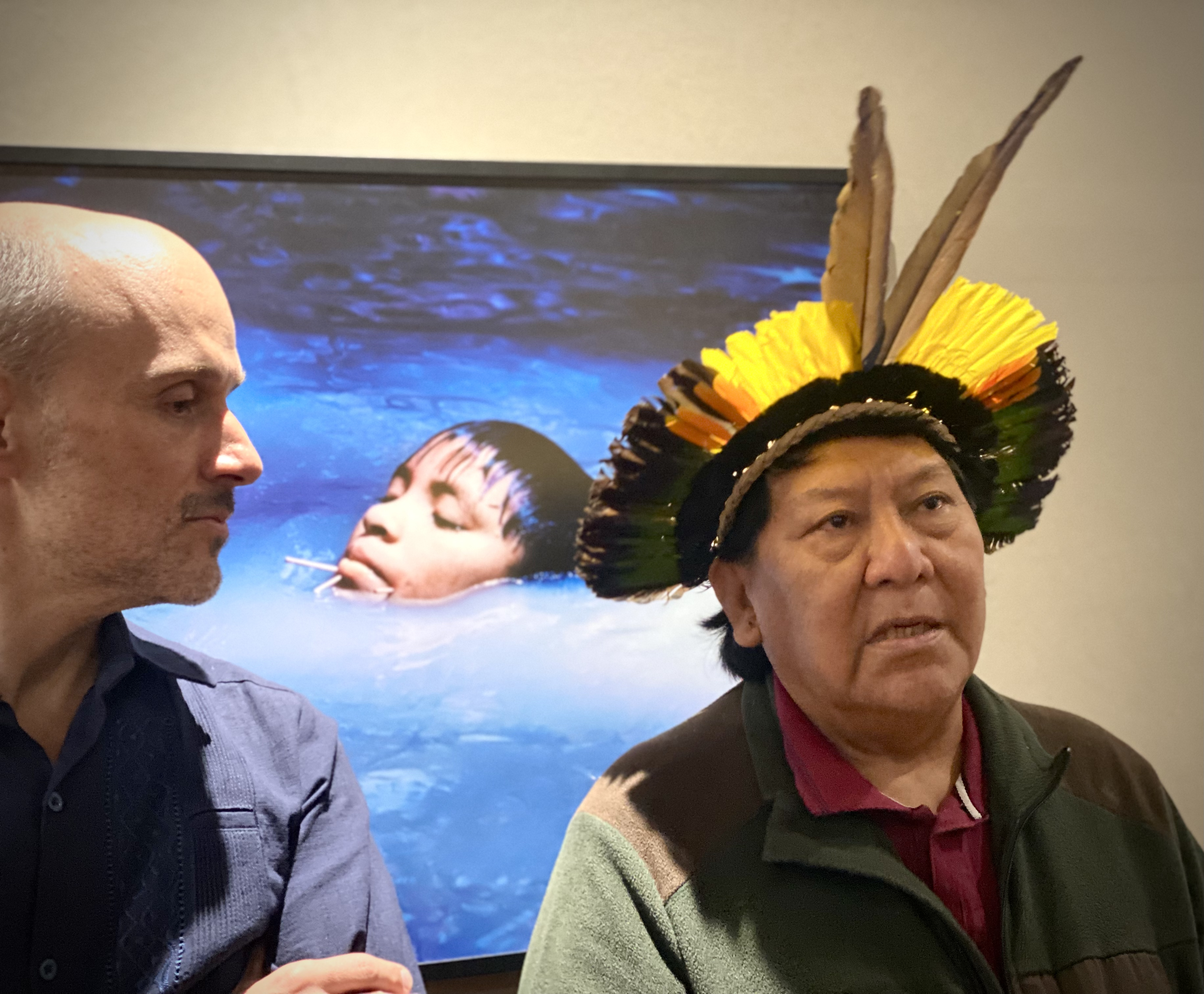 Crónica: el chamán yanomami lleva su cultura a Kioto