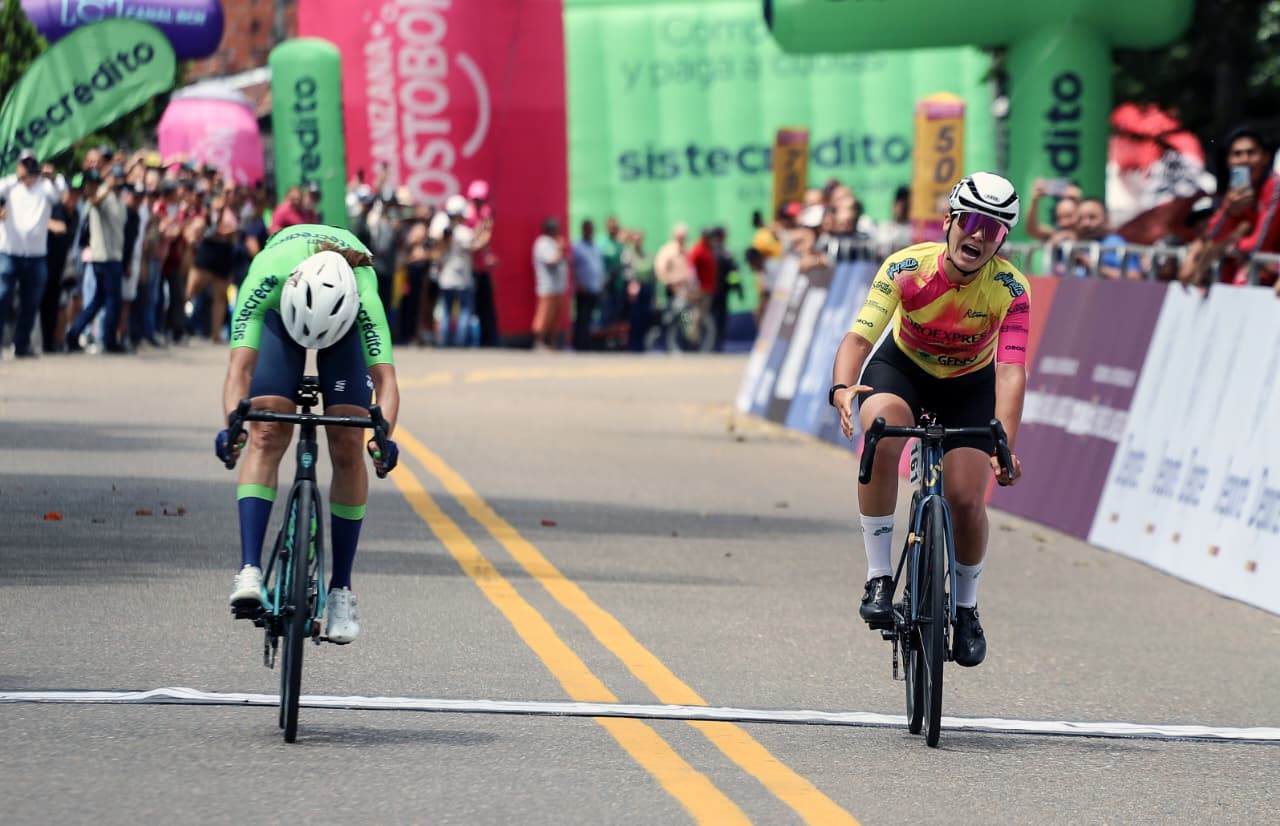 Vuelta a Colombia Femenina 2026: Diana Peñuela se impuso en el esprint y es la nueva líder