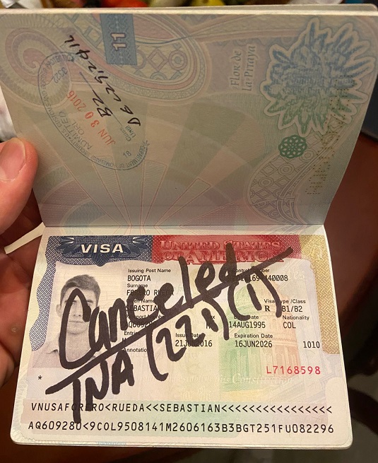 Esta fue la marca que dejó en mi visa el agente de la Oficina de Aduanas y Protección Fronteriza de Estados Unidos (CBP) de Estados Unidos. ¿Cuál es la naturaleza de la cooperación entre esa agencia de Estados Unidos y la autoridad migratoria mexicana?