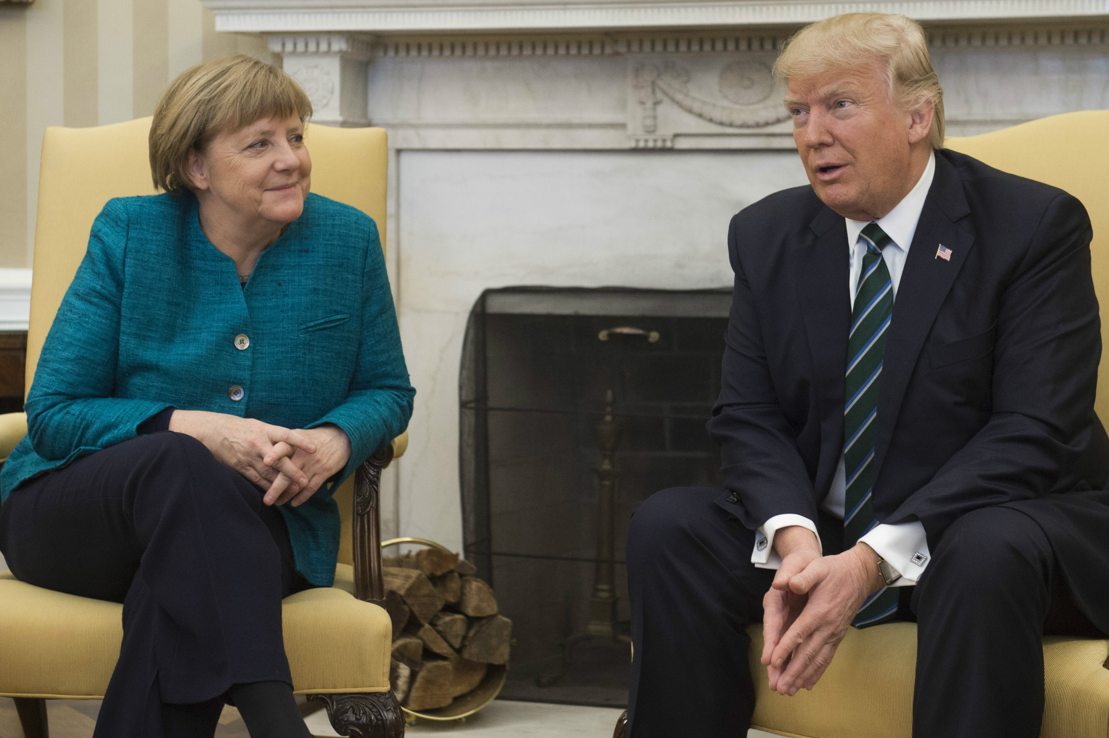 Merkel se reúne con Donald Trump en la Casa Blanca