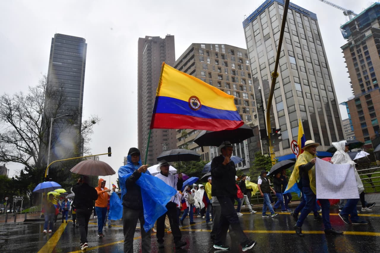 Así fueron las marchas de este 7 de agosto en apoyo al expresidente Álvaro Uribe