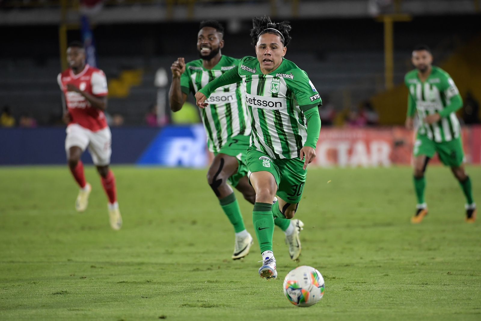 Kevin Parra ha sido un revulsivo importante para Atlético Nacional.