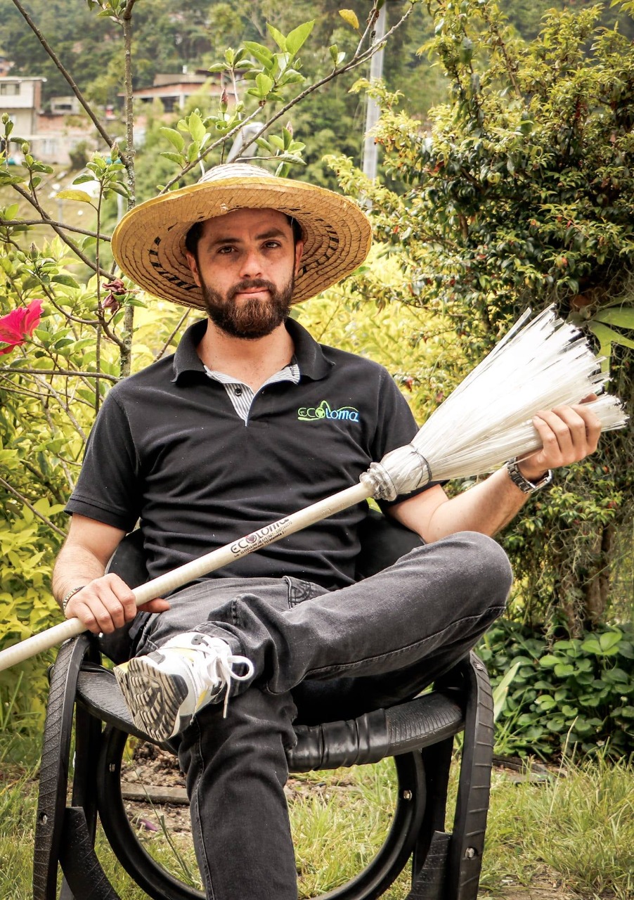 Juan David Patiño Tejada es el emprendedor detrás de Ecoloma.