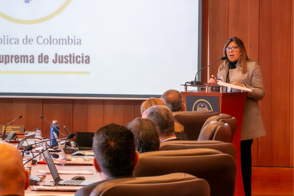 Fiscal general rindió cuentas a la Corte Suprema de su primer año en el cargo