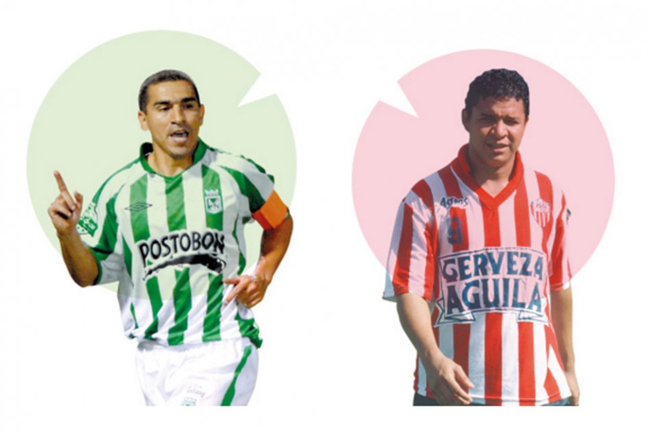 Dos leyendas del gol de Júnior y Nacional