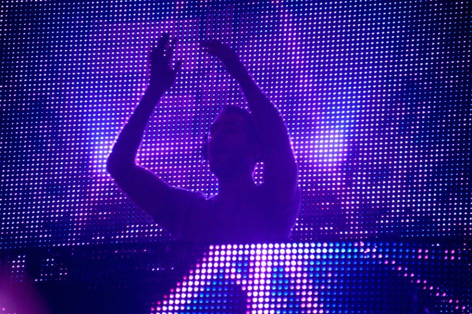 Calvin Harris en Lollapalooza 2014.