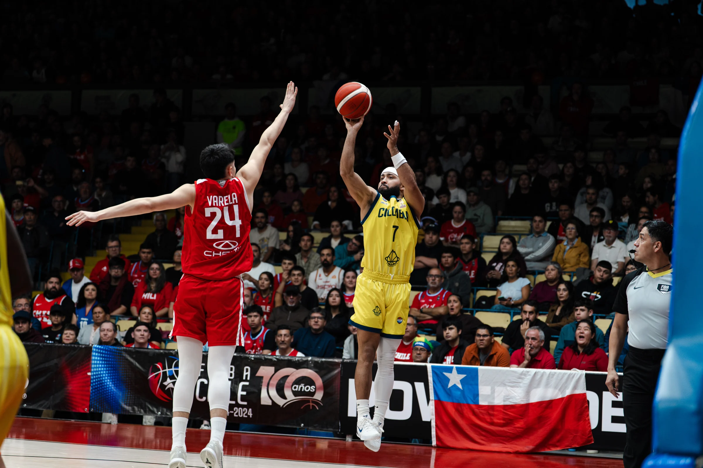 Chile vs. Colombia en las eliminatorias rumbo al Mundial de Baloncesto de Catar 2027.