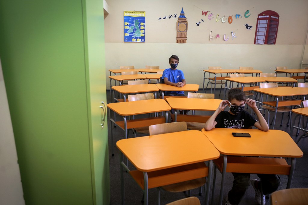 Niños de regreso a clases tras la pandemia
