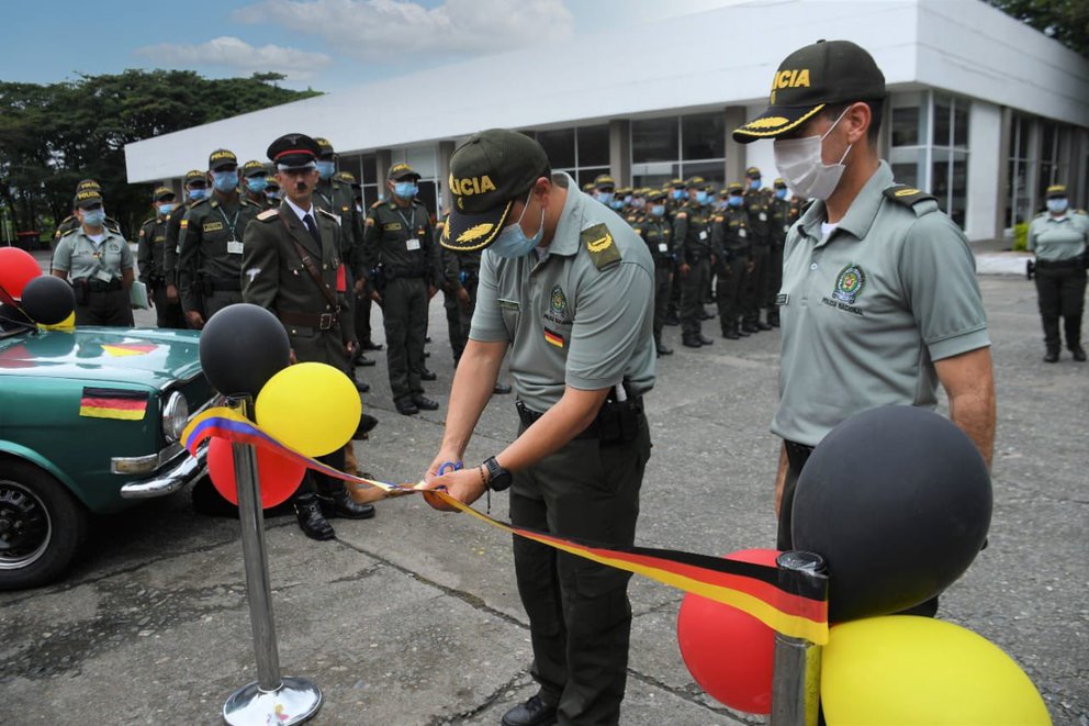 Celebración de la Policía en Tuluá.