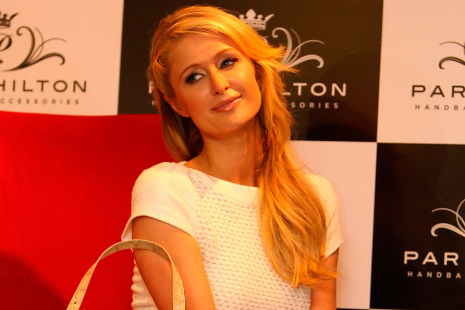 Paris Hilton en Bogotá.