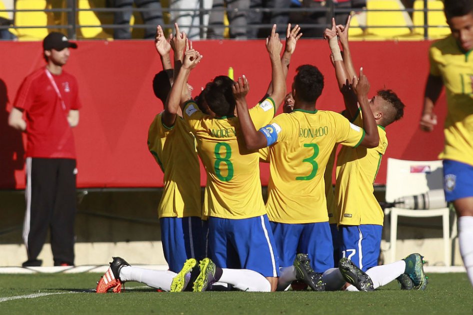 Brasil ganó y se clasificó a octavos en el Mundial sub-17