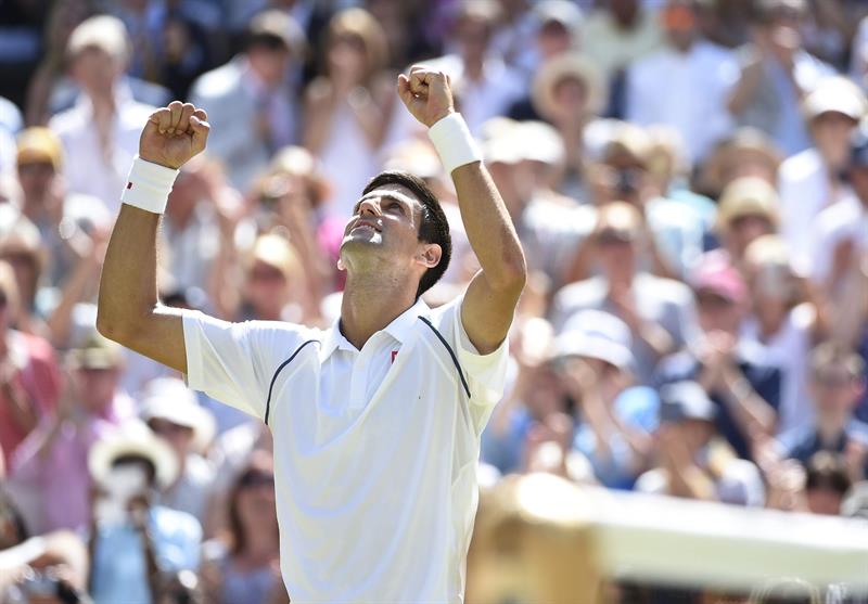 Djokovic venció a Gasquet y jugará la final de Wimbledon
