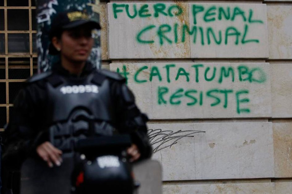 Campesinos dicen que hubo sobrevuelo de drones sobre zona de protestas