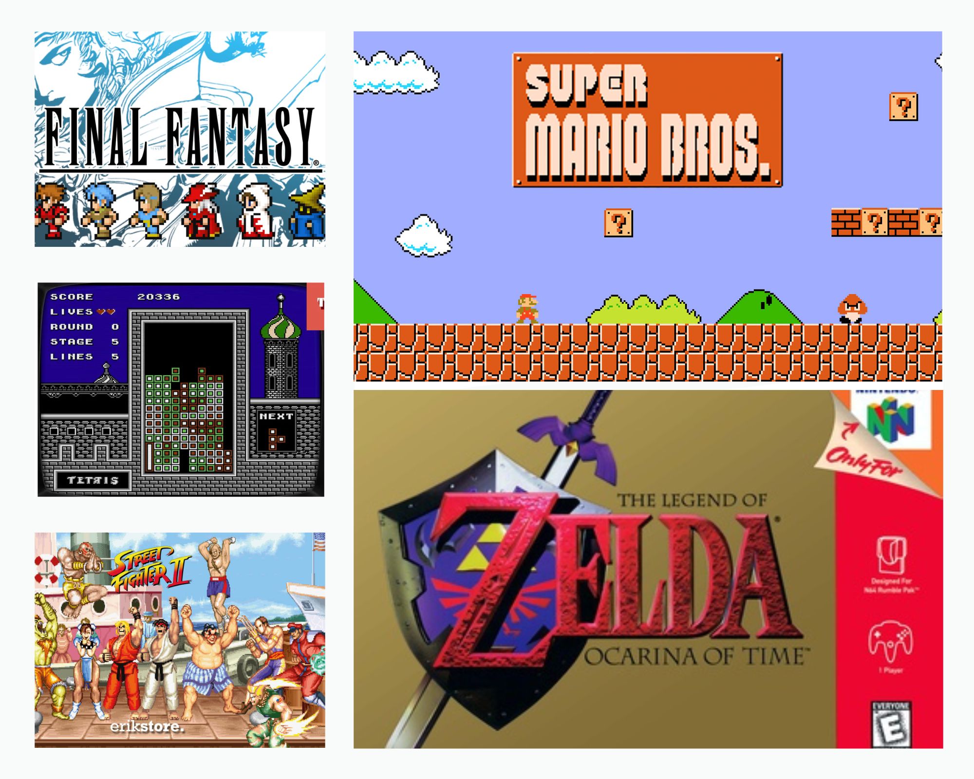 Cinco clásicos de los videojuegos que lo harán sentirse viejo