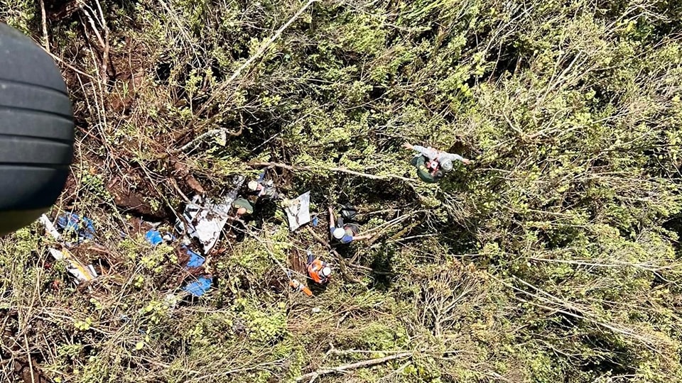 Tras reiniciar búsqueda, hallaron restos de tres víctimas de avioneta en Urrao