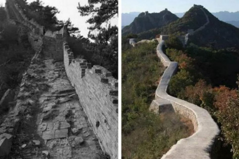 ¿’Chambonada’ en China? Investigan «restauración» de la Gran Muralla