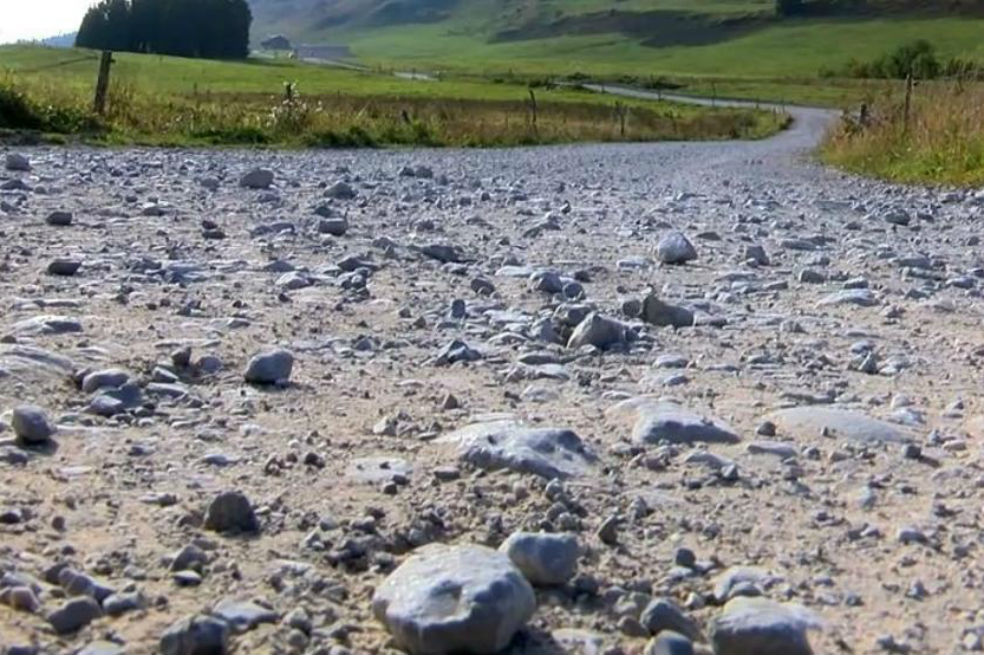 Plateau des Glières, ascenso de seis kilómetros sin asfaltar que se correrá en el Tour de Francia. 