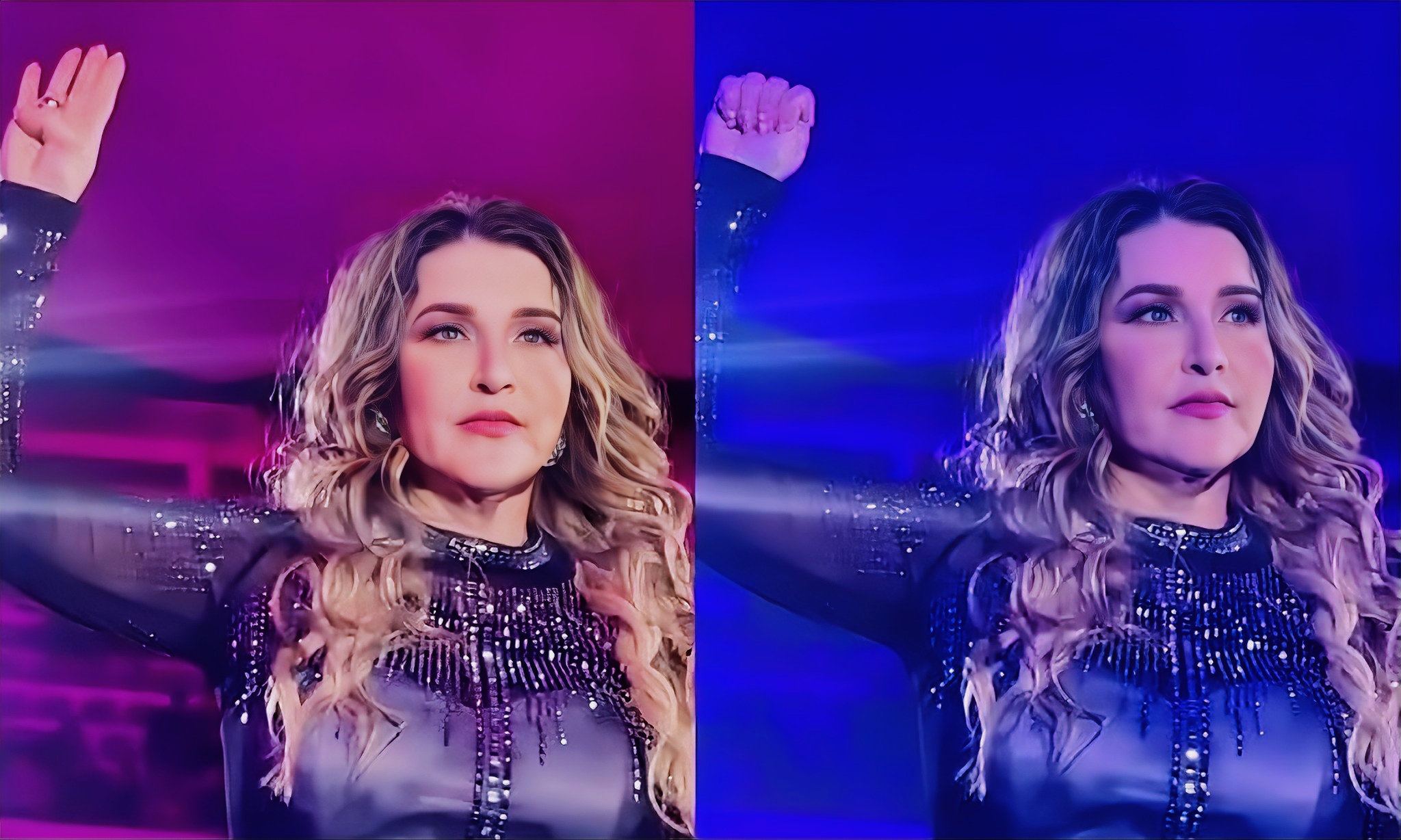 ¿Qué significa la señal de auxilio que realizó Alicia Villarreal en su concierto?