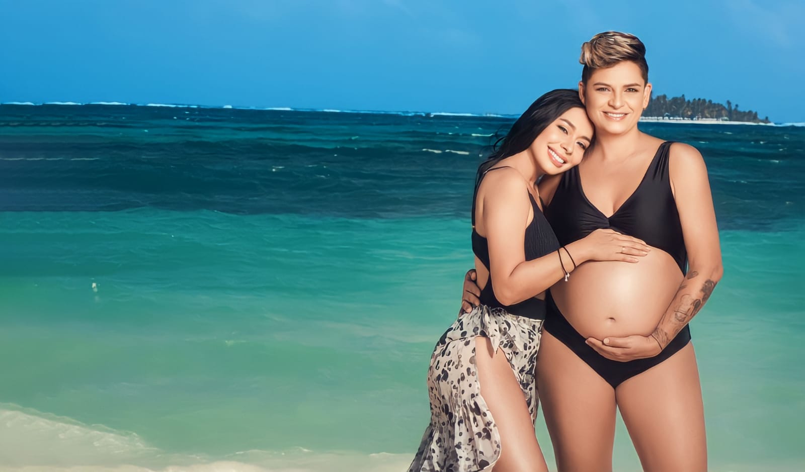 Camila Chaín y Kelly Barrios revelaron por primera vez el rostro de su hijo Tobías