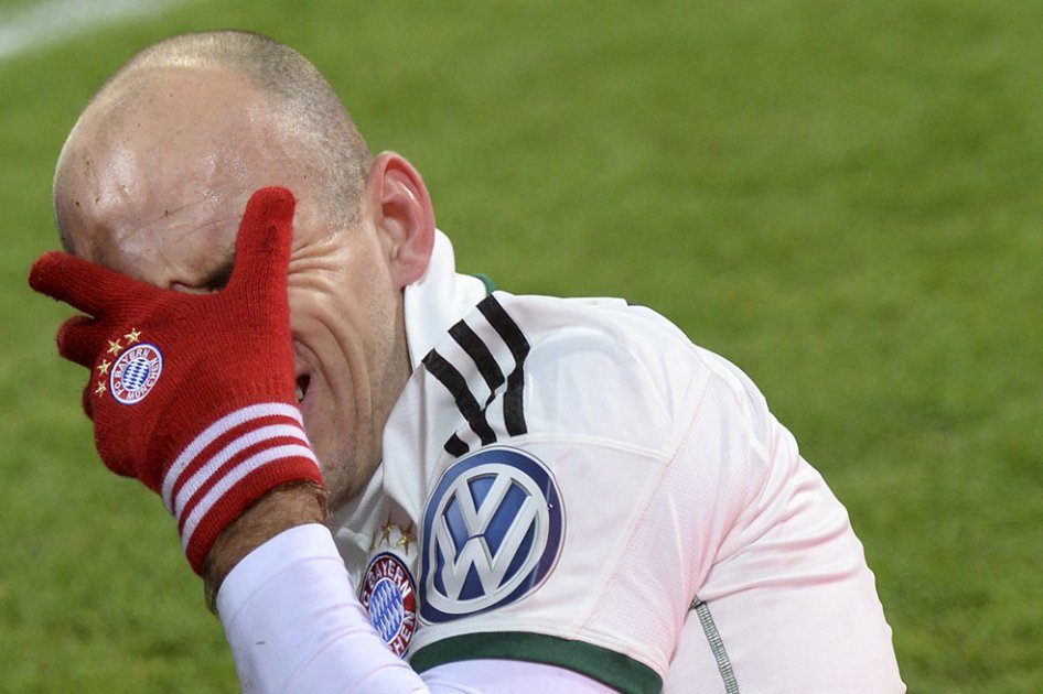 Arjen Robben se perderá el Mundial de Clubes