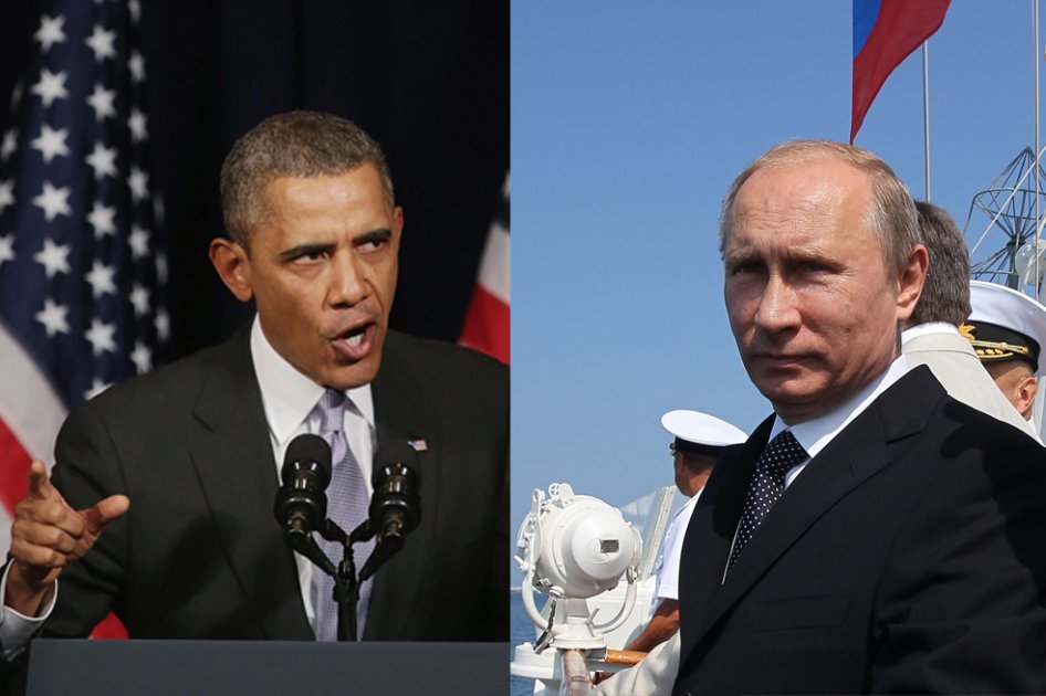 Barack Obama y Vladimir Putin.