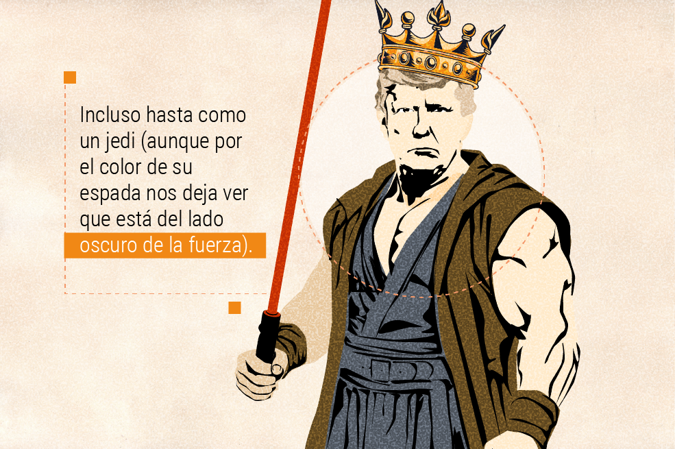 El uso de Trump de la inteligencia artificial.