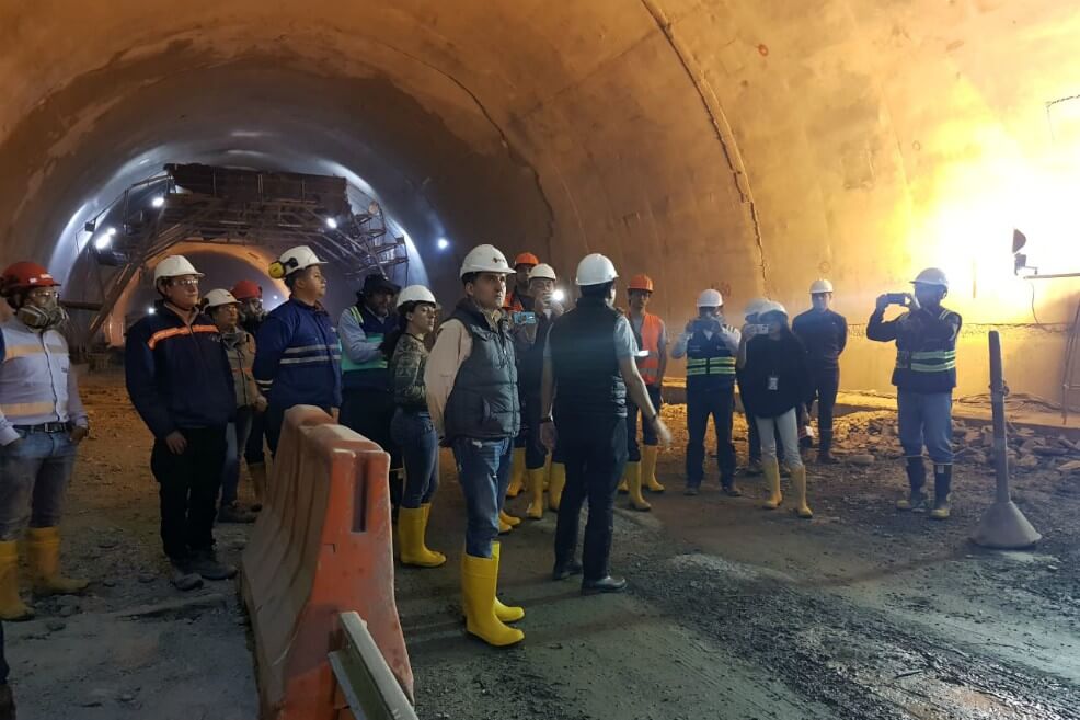 Finalizan revestimiento del Túnel de La Línea
