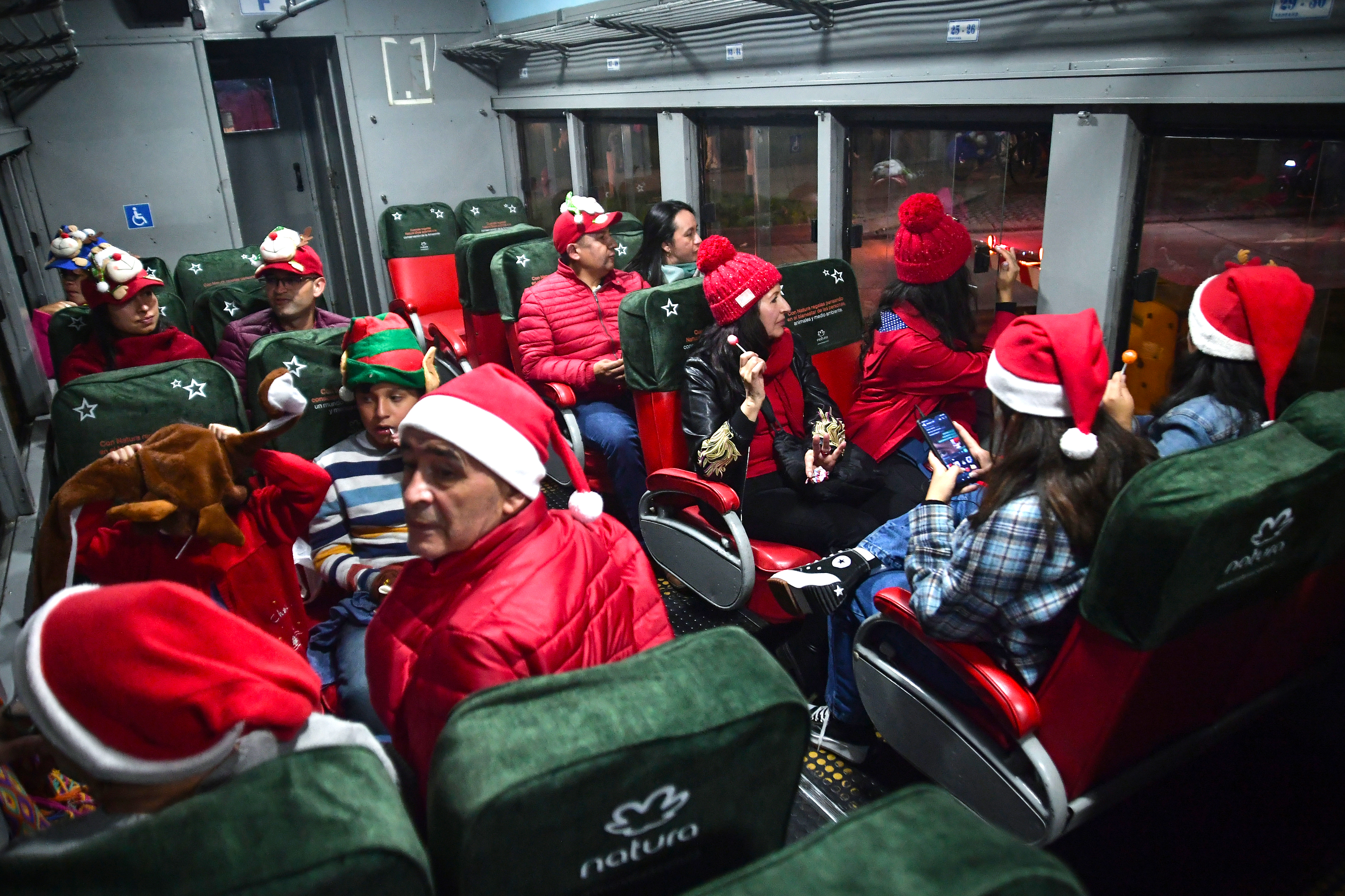 Tren de la Sabana en época decembrina