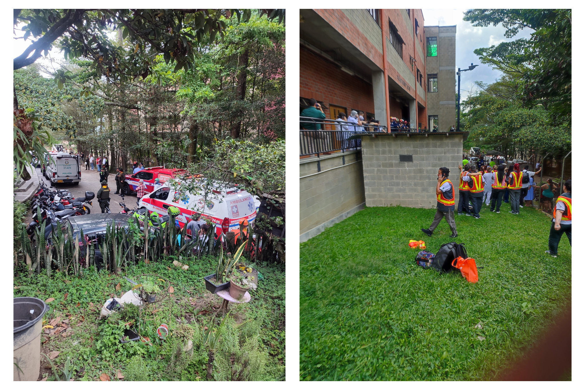 Un menor de edad murió tras la caída de un techo en hogar infantil de Envigado