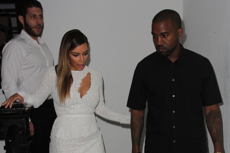 Kim Kardashian y Kanye West. 