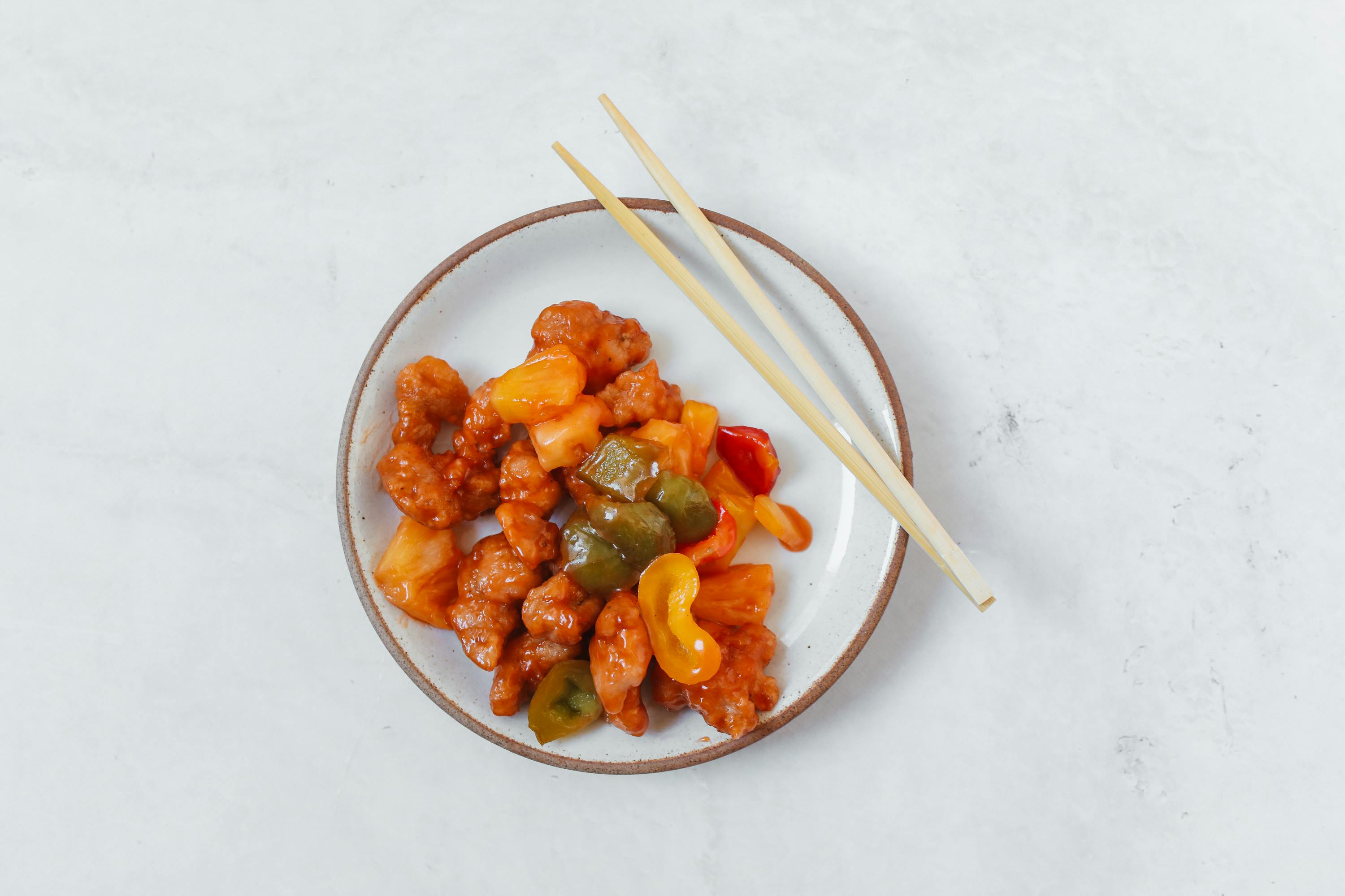 Receta para el almuerzo: cerdo agridulce