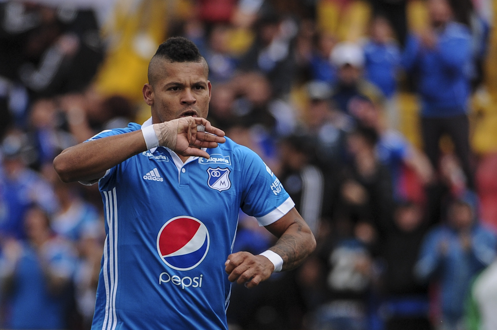 Los números que dejó Ayron del Valle en Millonarios
